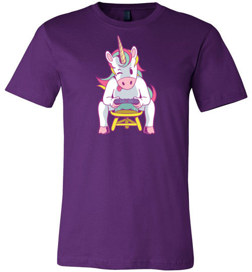 Unicorn Video Gamer