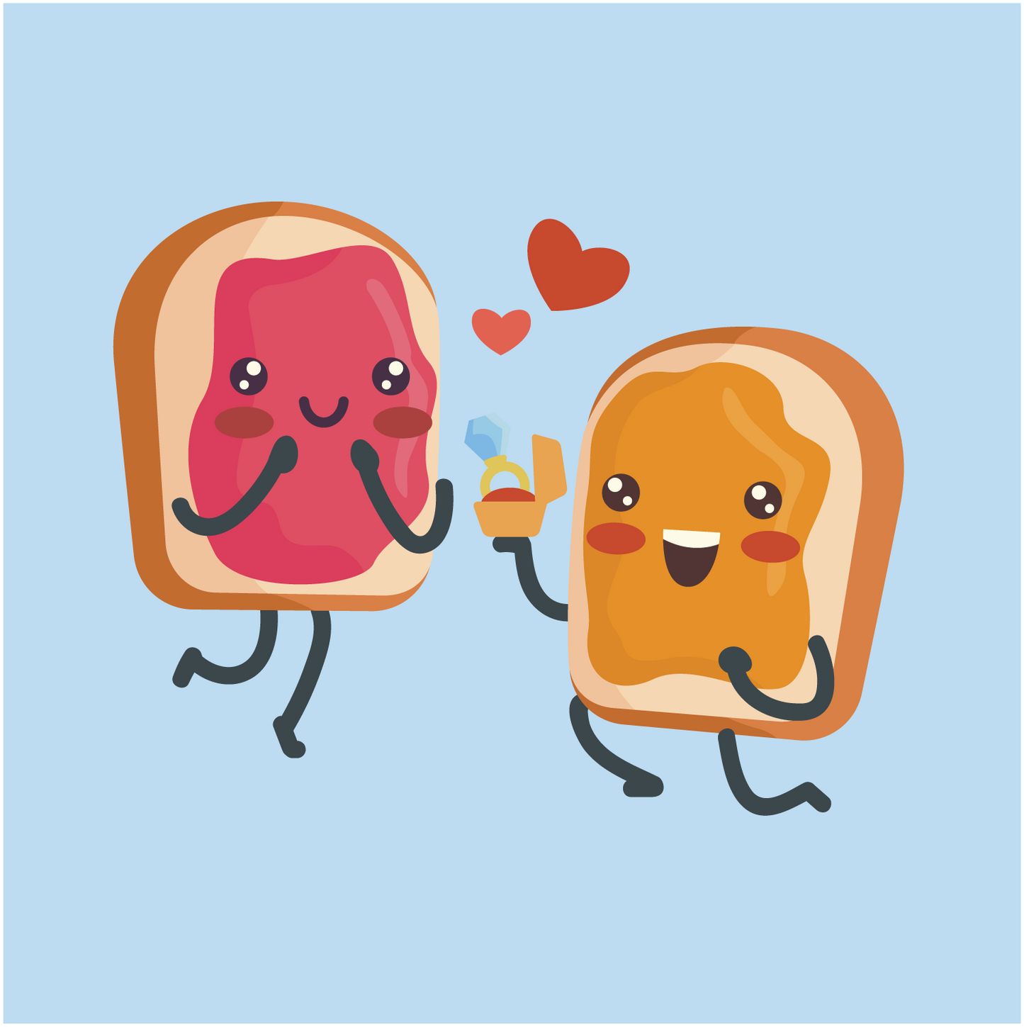 Peanut Butter & Jelly In Love T-Shirt