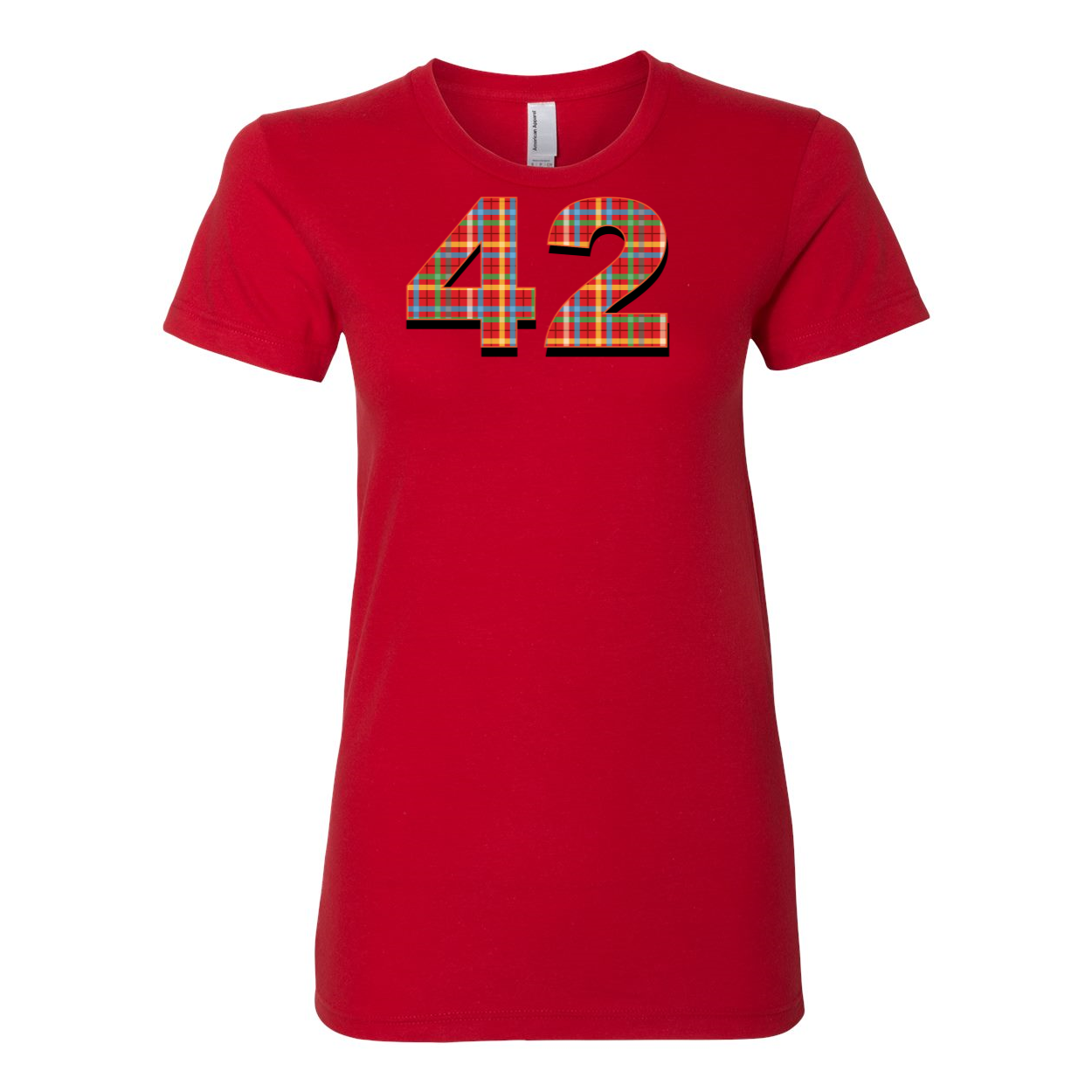42 Plaid - Women's Fine Jersey T-Shirt