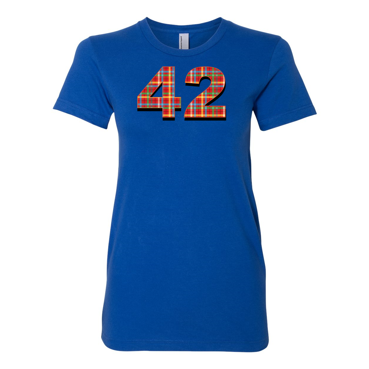 42 Plaid - Women's Fine Jersey T-Shirt