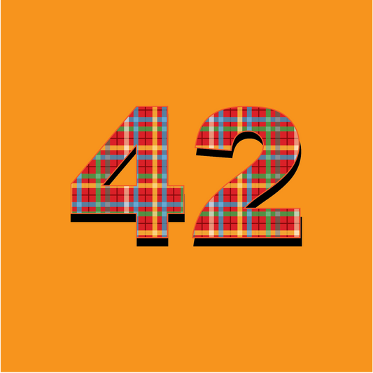 42 Plaid - Hitchhikers Guide to the Galaxy